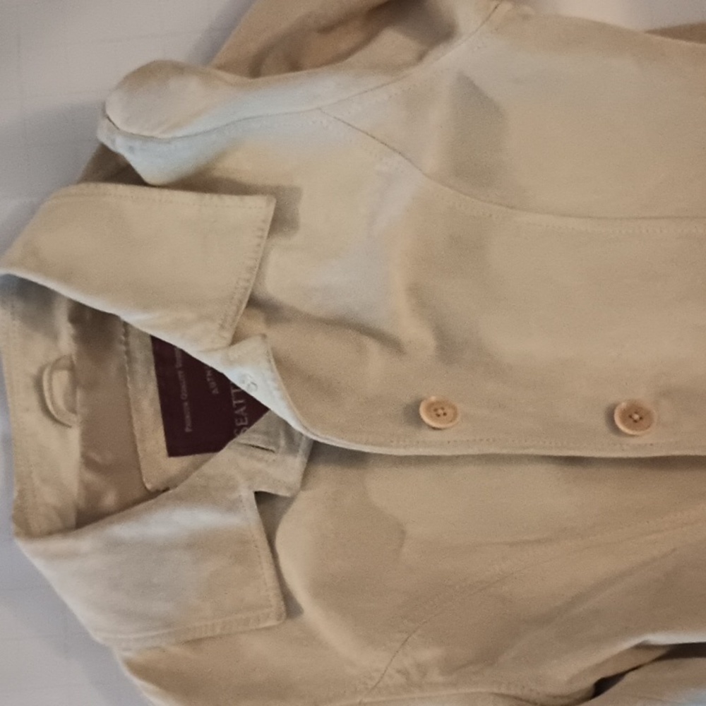 Button Down Yellow Seattle Suede Jacket - image 3